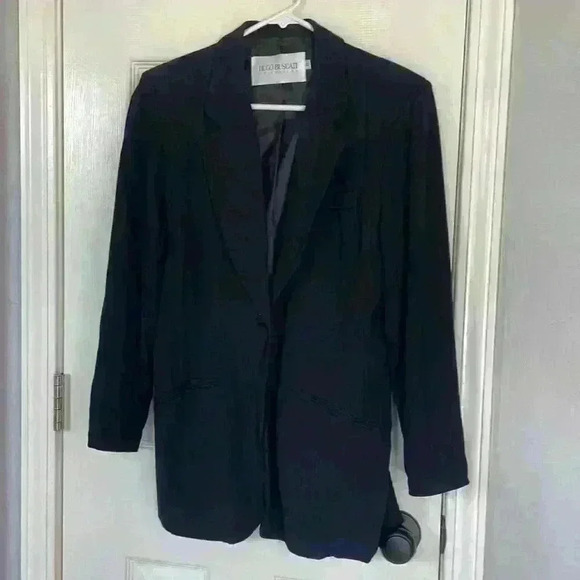 Hugo Buscati black blazer size 8 - Picture 7 of 8